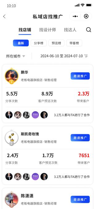 找推广榜单
